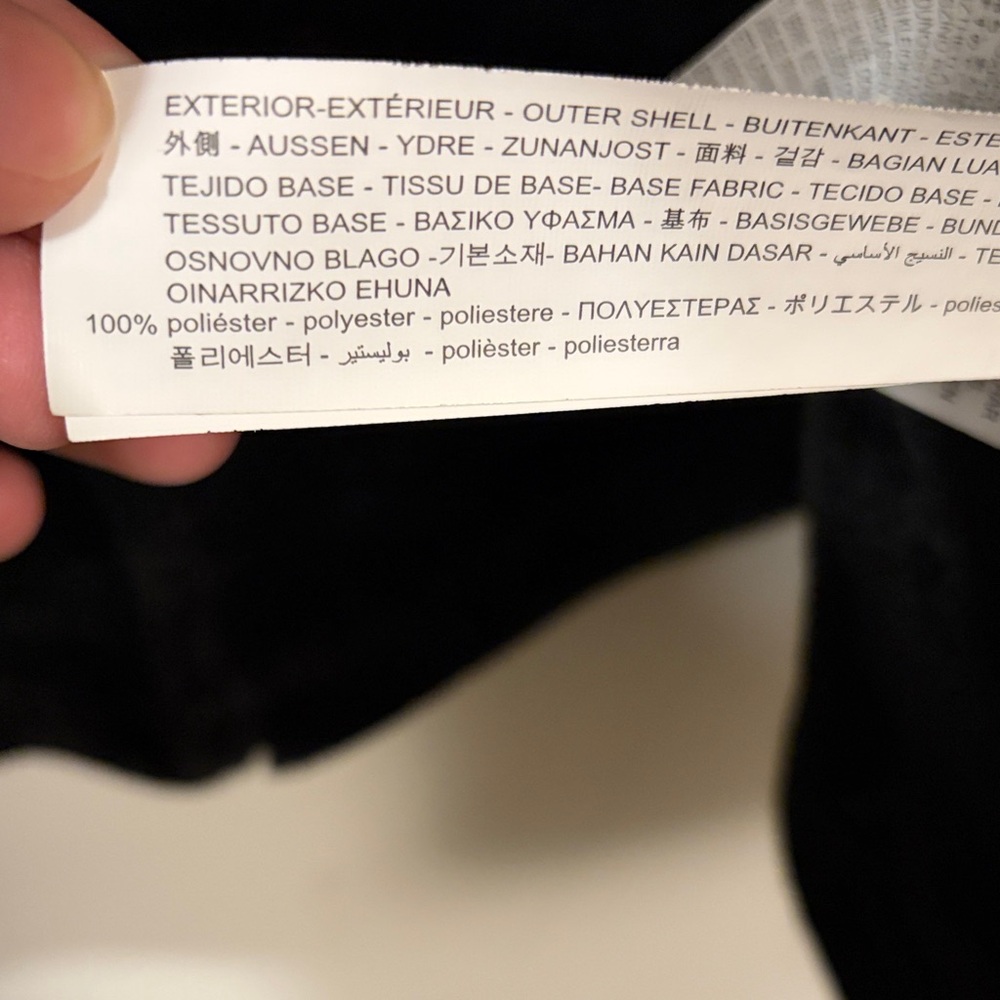 Zara Women's Black Faux Shearling Bomber Jacket - Picture 3 of 9